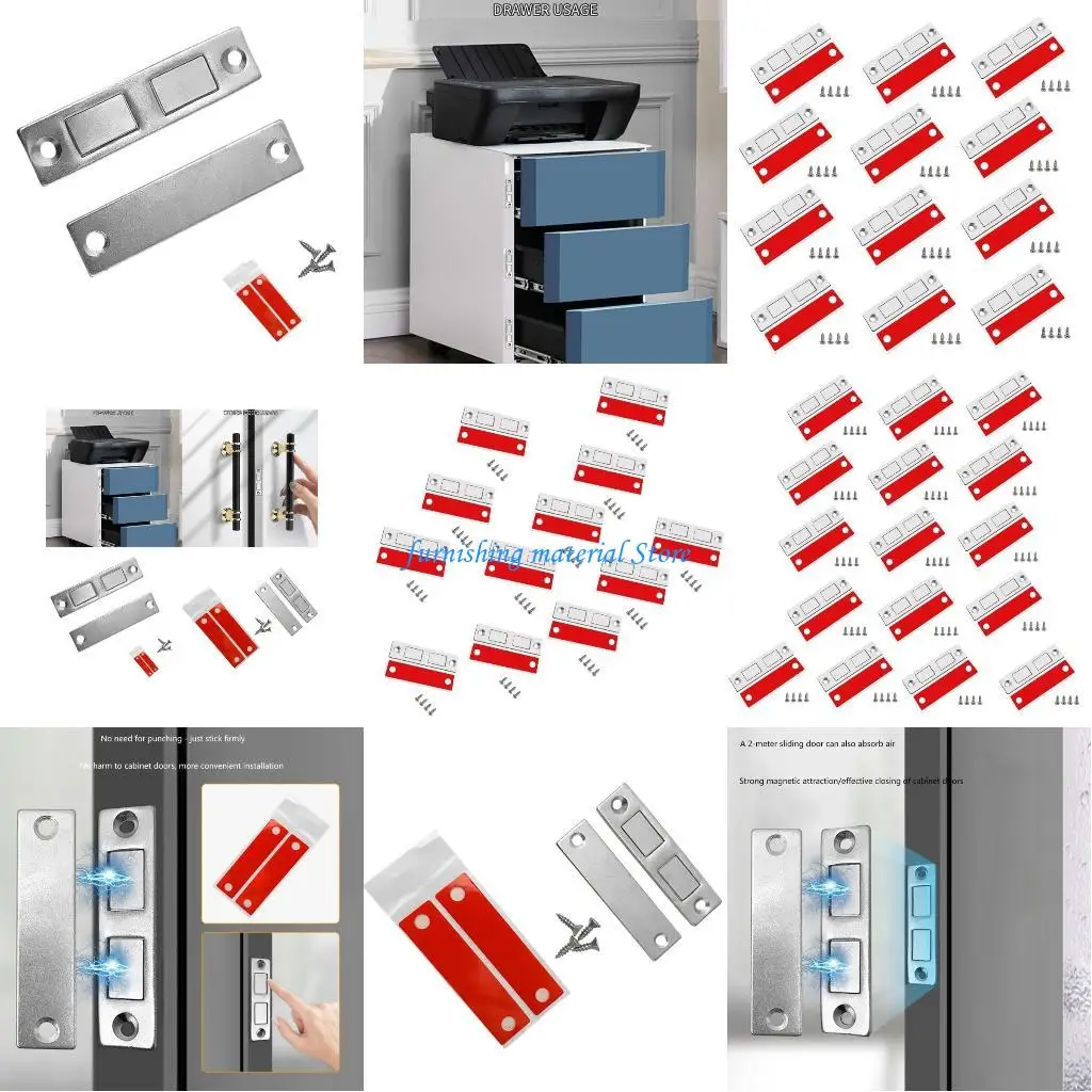 

Y5GD Smooth Operate Sliding Door Catch Door Fixator Lengthen Stop