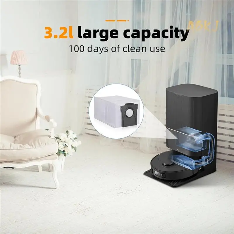 

ABKJ-For Dreame X40 Ultra/L40/X30/L10S Pro Ultra Heat Robot Vacuum Cleaner Accessories Parts Vacuum Bags Dust Bag Mop Pads