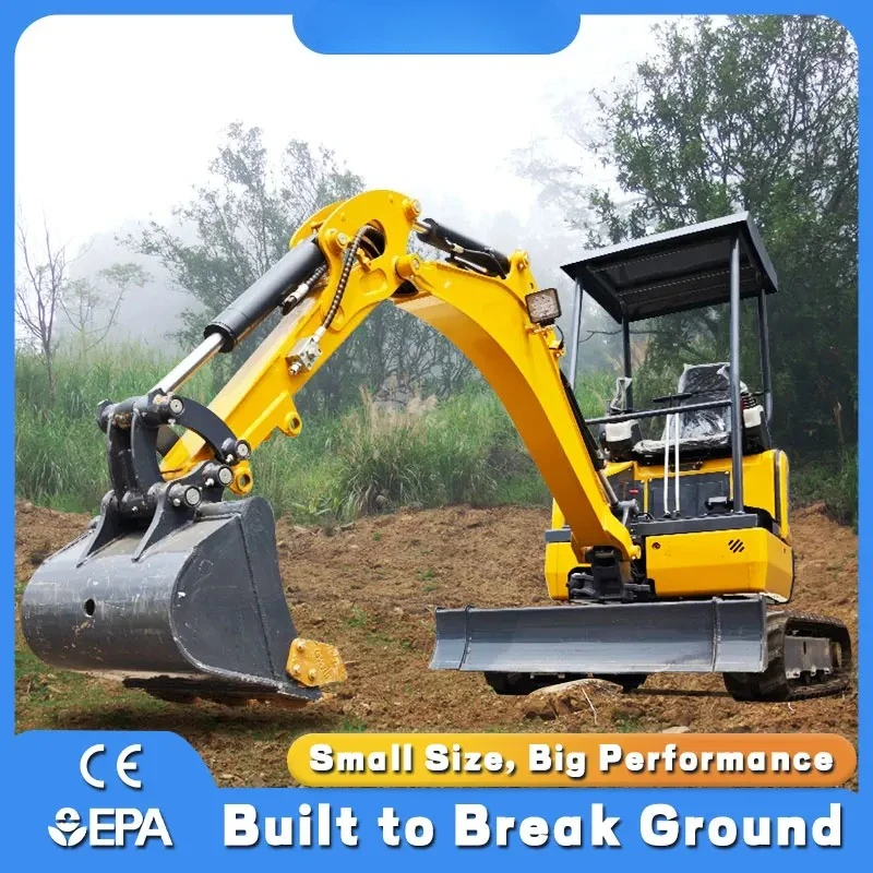 حفارة صغيرة 1 طن 2 طن محرك كوبوتا مخصص اليورو 5 حفارة عالية السرعة محرك حفارة مجنزرة التسليم السريع