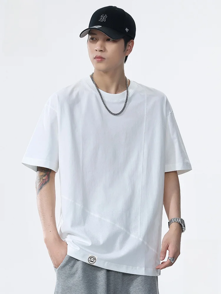 

Футболка Paul Frank Heavyweight с круглым вырезом, повседневная, мужская, с коротким рукавом, дышащая, летняя, из смесового хлопка и полиэстера, для ношения под одеждой