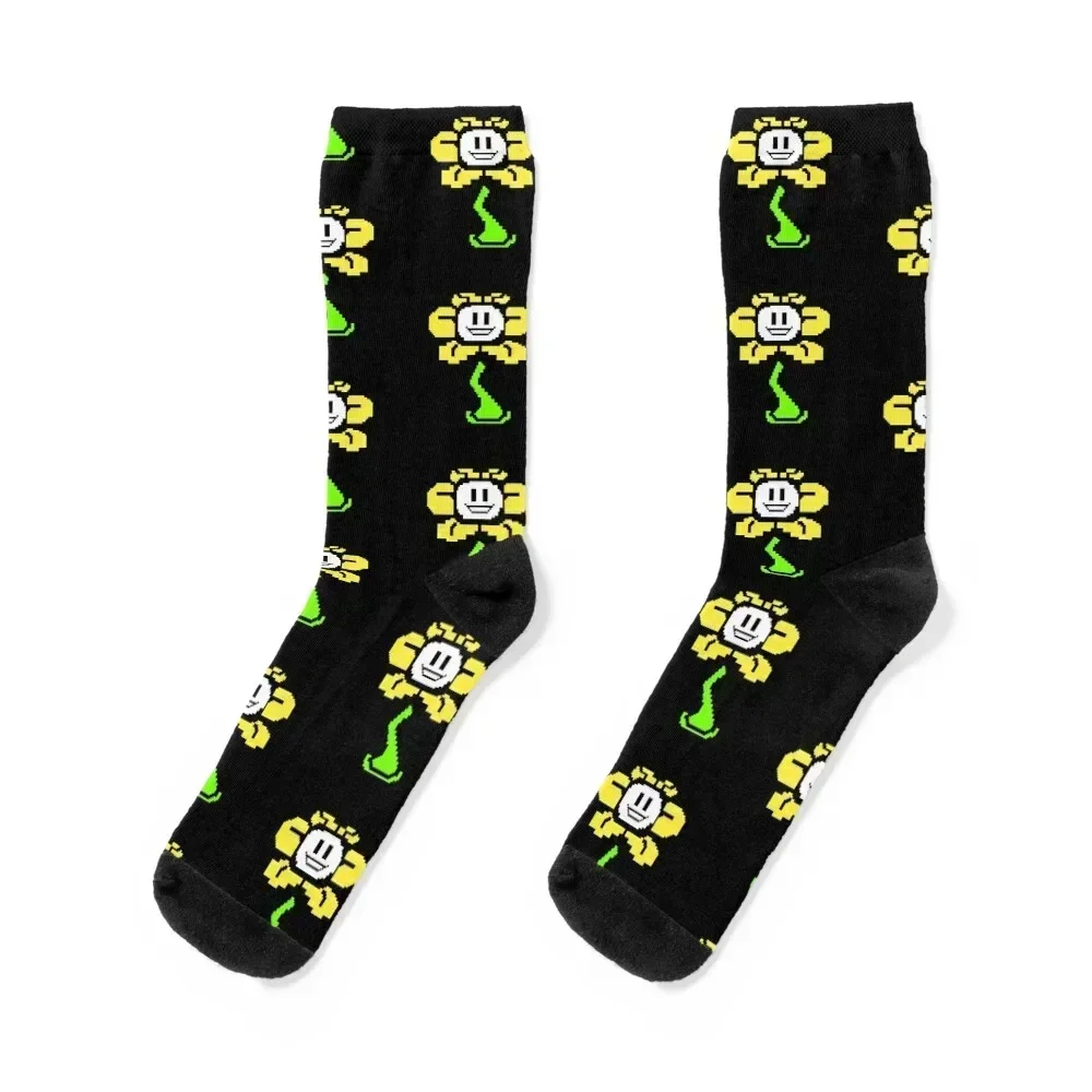 Undertale Flowey Socks new year summer anime Ladies Socks Men's