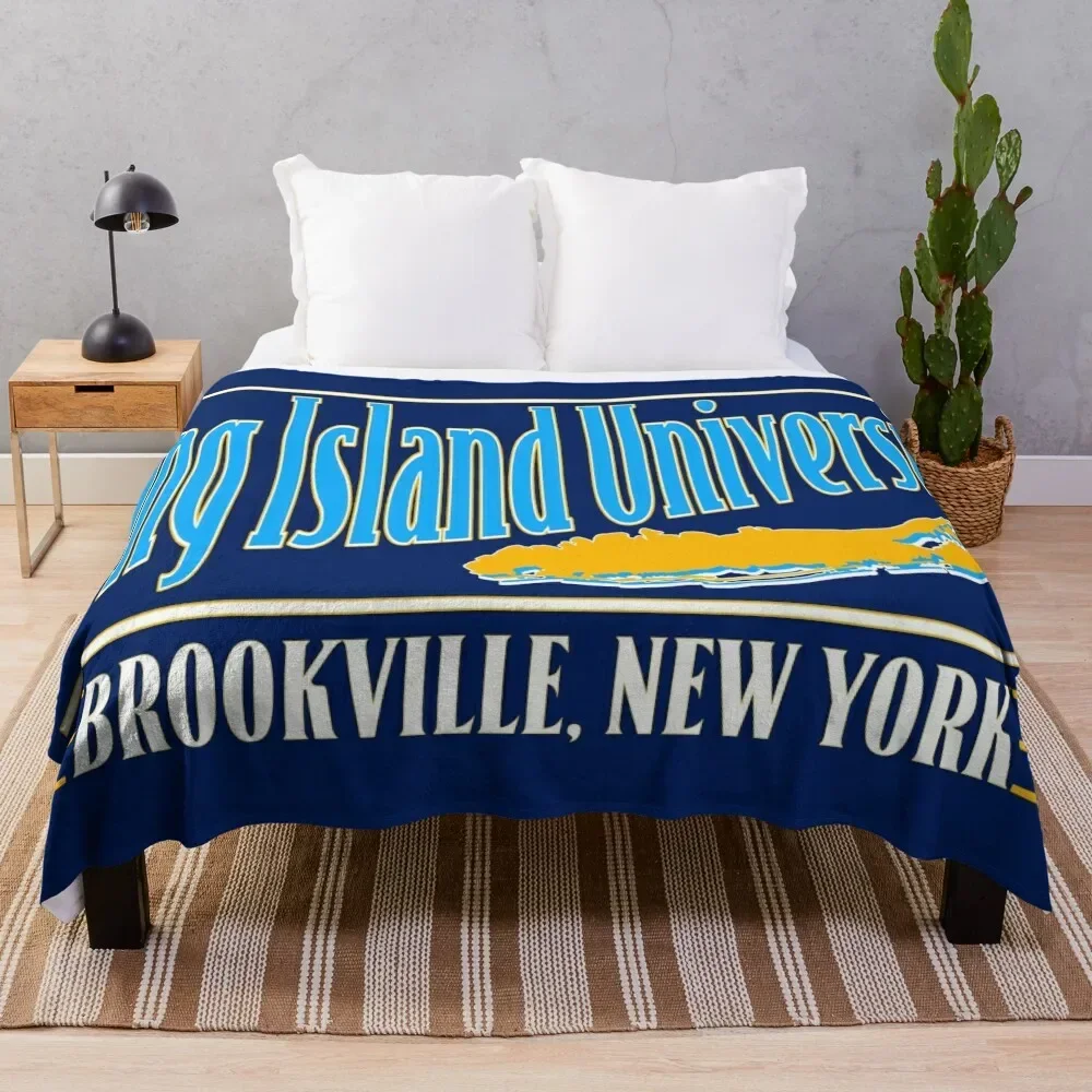 

LIU Long Island University Vintage Throw Blanket Luxury Brand Nap Blankets