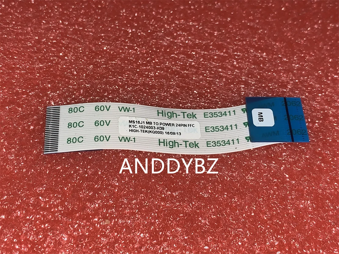 FOR MSI MS-16J1 MS-16J2 MS-16J3 MS-16J4 MS-16J5 MS-16J6 MS-16J9 MS-16JB INT FFC CABLE,UL20624,60V,24,61mm,0.5mm K1C-1024003-H39