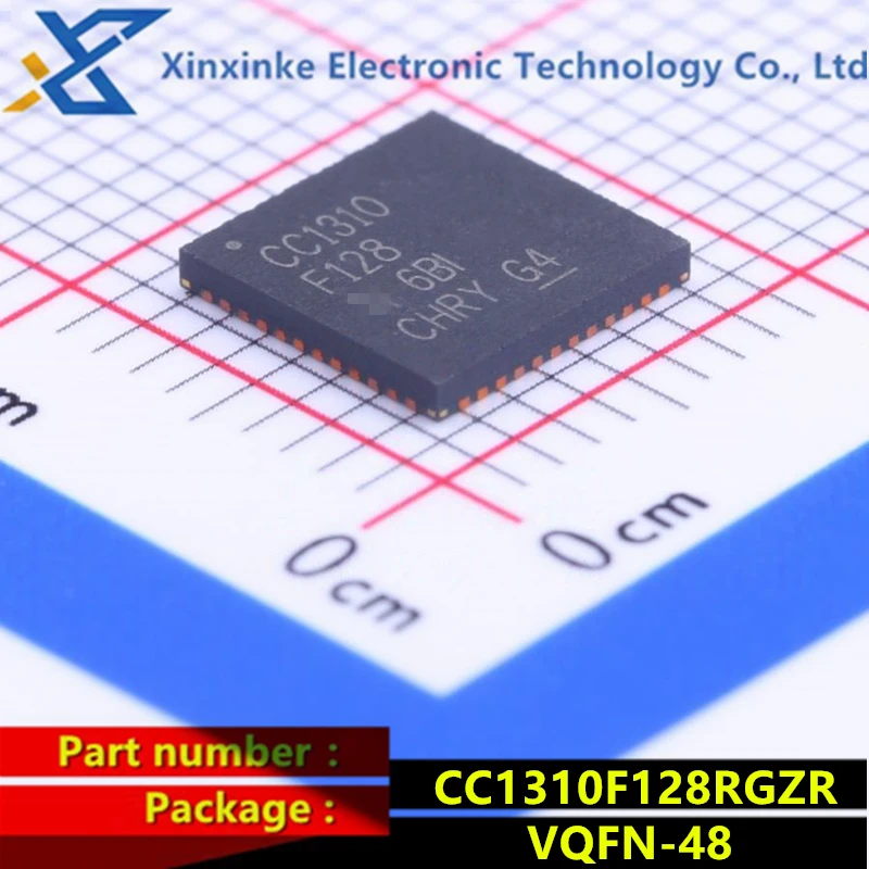 CC1310F128RGZR VQFN-48 CC1310F128 RF microcontroller-MCU SimpleLink 32-bit ARM Cortex-M3 Sub-1GHz wireless MCU with 128kB Flash