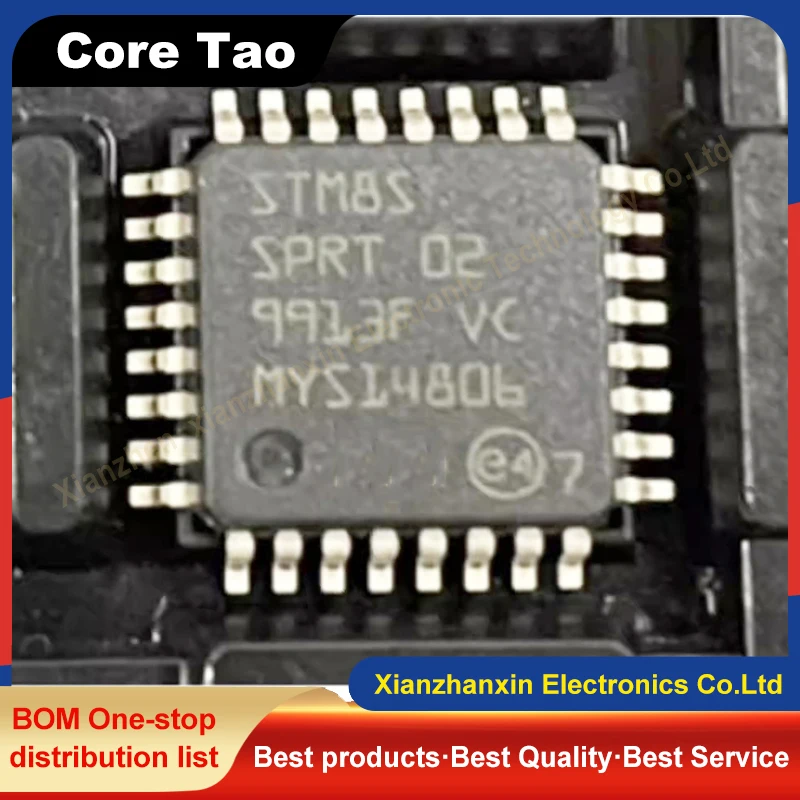 1~5pcs/lot STM8SSPRT02 STM8SSPRT STM8S LQFP-32  Microcontroller chip