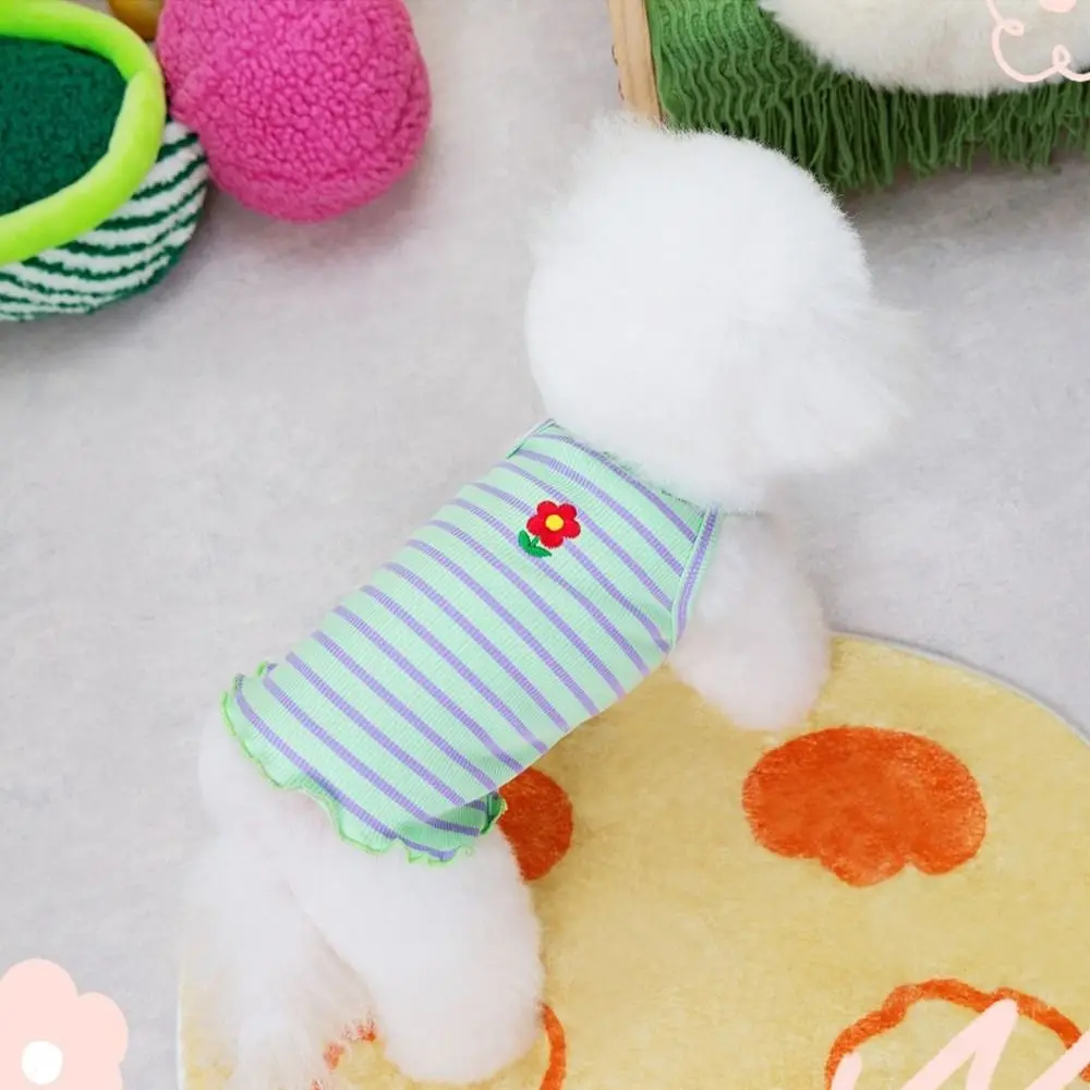 

Pet Supplies Cotton Cat Suspender Skirt Soft Fashion Pet Princess Dresses Thin Design Cute Dog Vest for Puppy Kittens