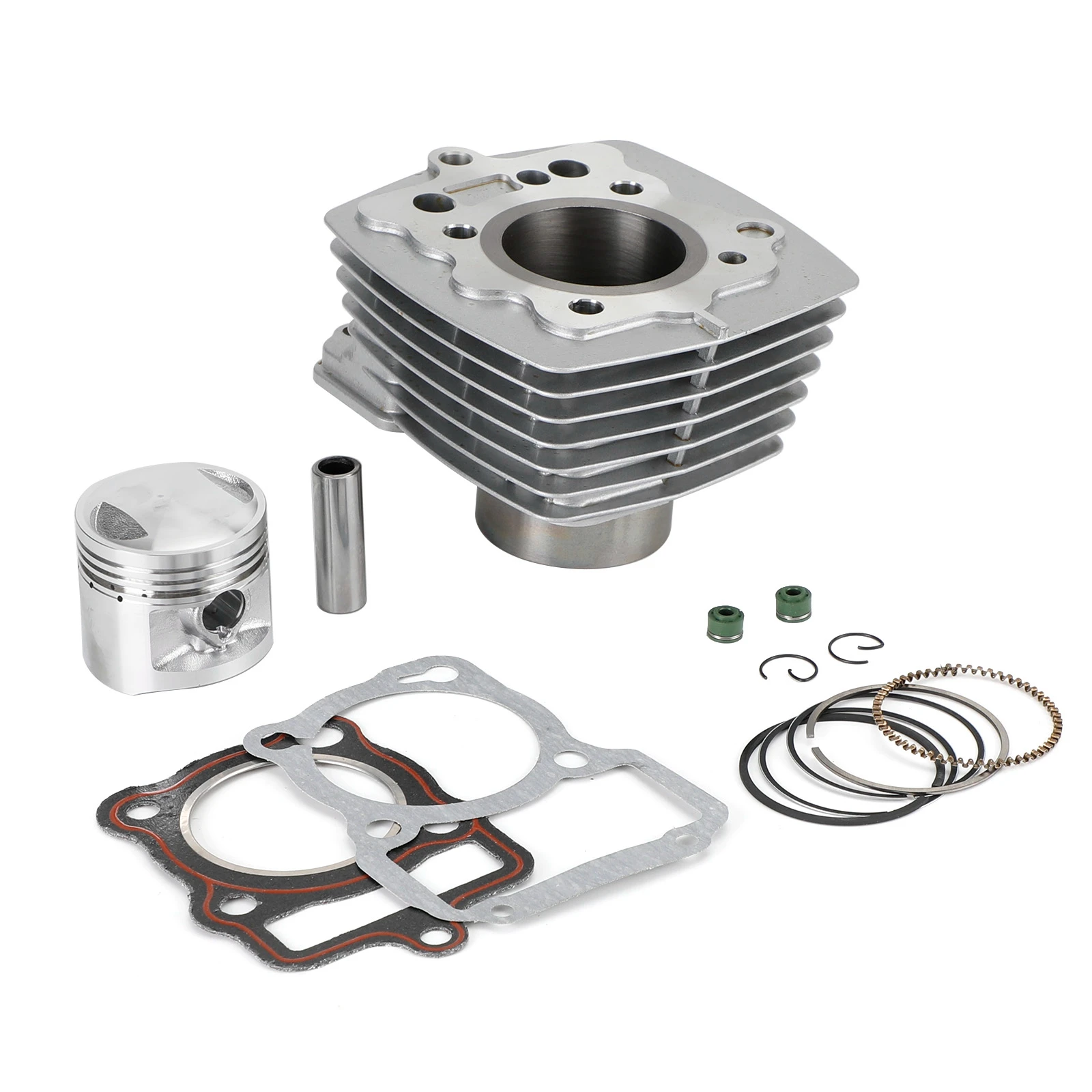 Artudatech 125CC CYLINDER PISTON GASKET KIT w/ 15MM PIN for HONDA CG125 TMX125 JX125 CG 125