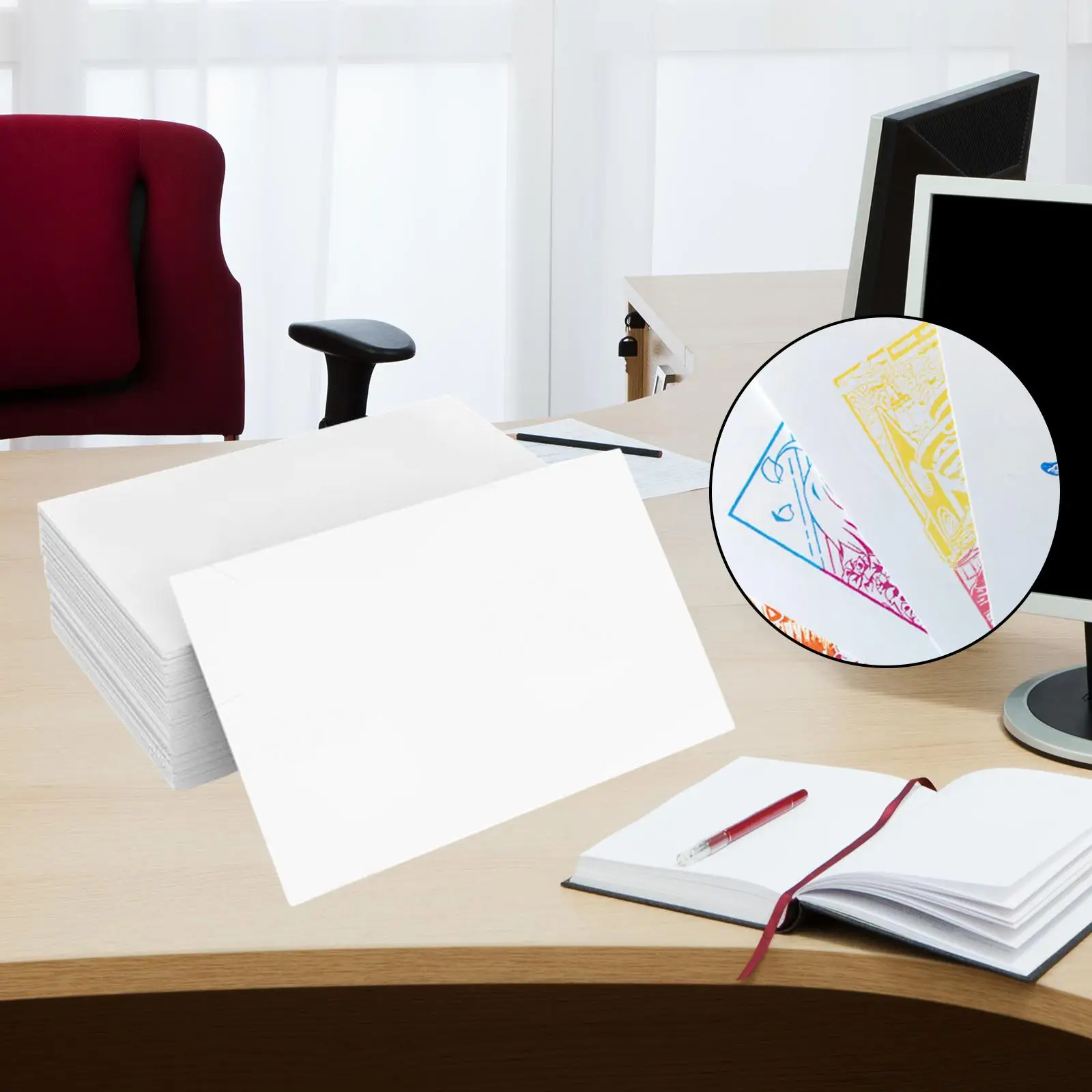 100 Pieces Cardstock Paper Postcard Paper for Birthday Party Wedding Invitation Greeting Cards Message Cards Making Invitations