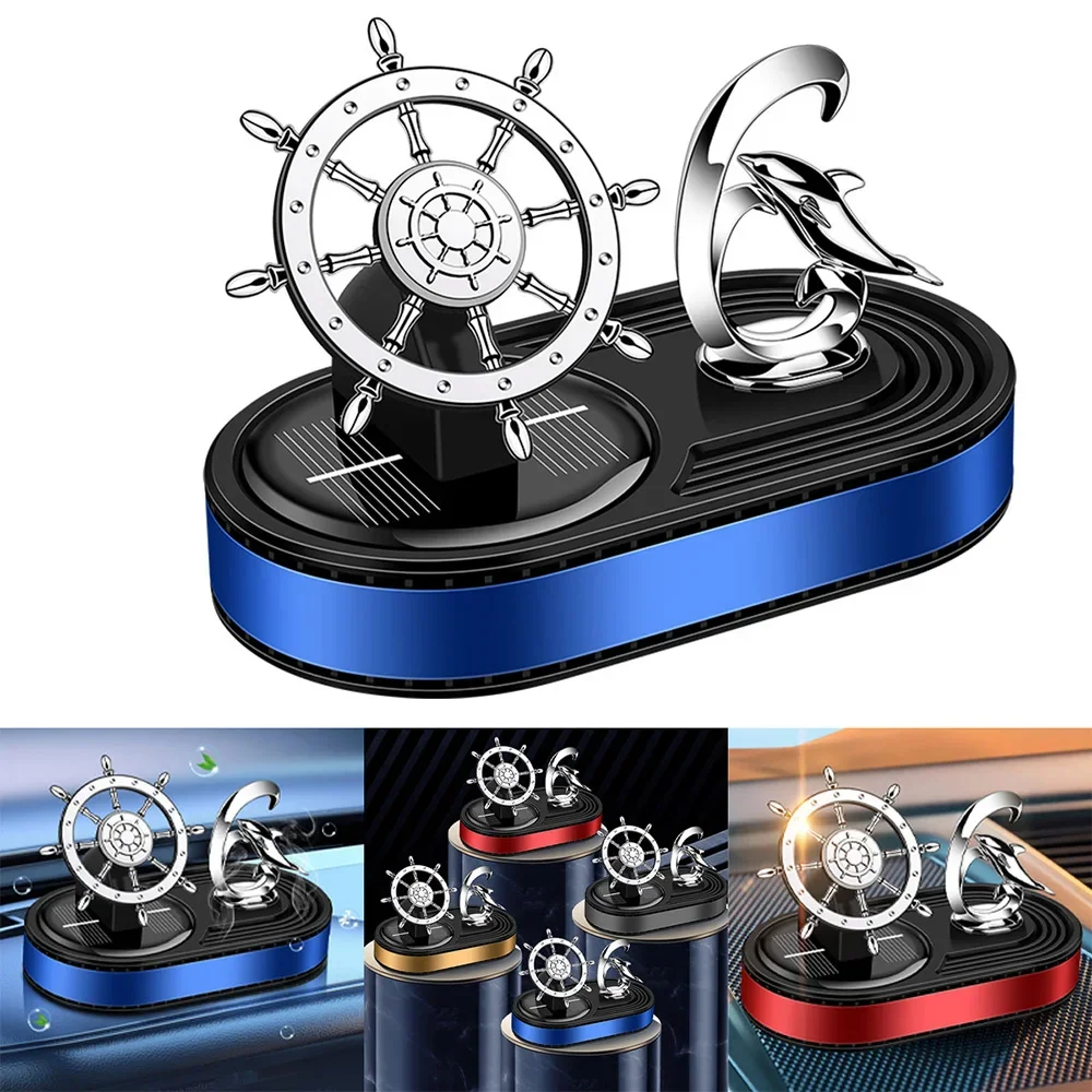 Car Interior Fragrance Helmsman model Ship Anchor Dolphin Style Perfume Decorations Car Freshener Long term fragrance holding