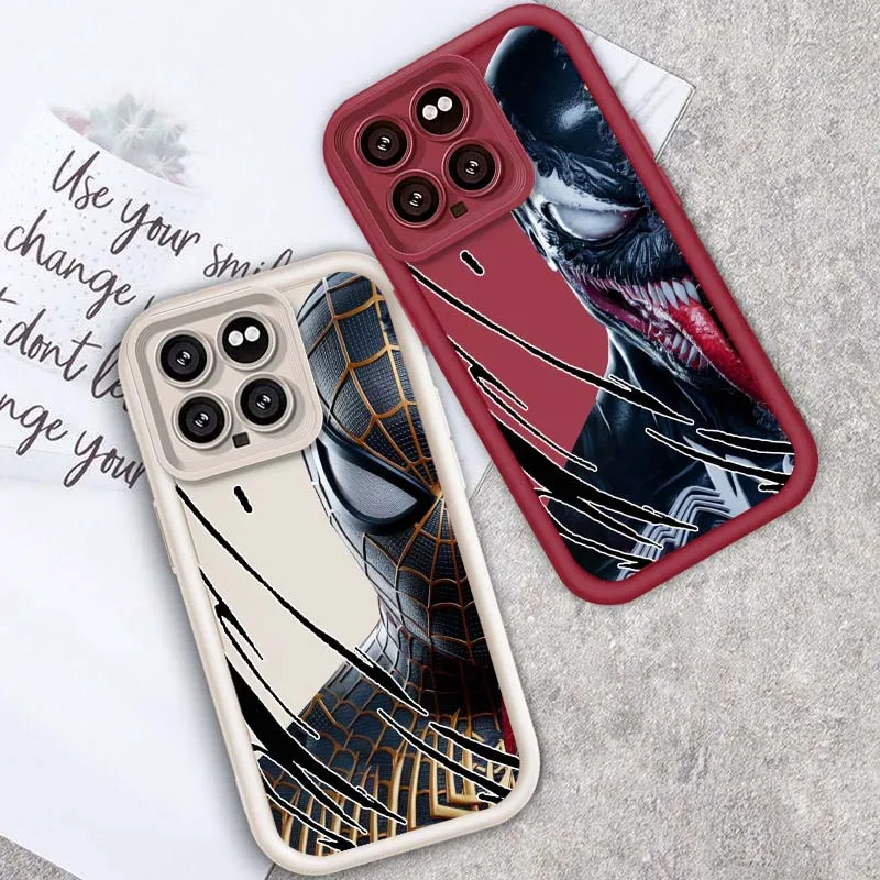 

Venom Spider-Man Cool Hot Art Phone Case For Xiaomi Mi 15 14 14T Redmi 13 13T 13C 12C 14C 12 12T 11 11i Lite Pro 5G Eye Ladder