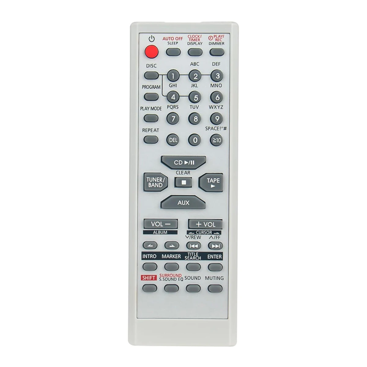 Remote Control For Panasonic SA-PM19 SA-PM28 SC-PM193 SAPM19 SAPM28 SCPM193 CD Micro Stereo Mini System