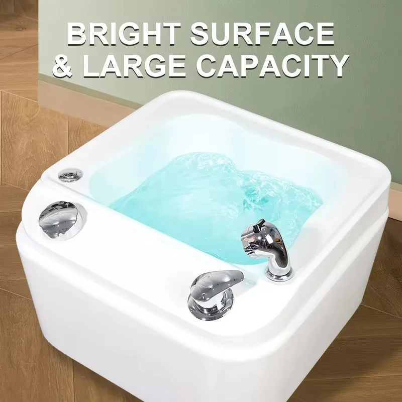 Beauty Salon Acrylic Massage Surf Light Spa Footbath Foot Therapy Bowl Footbath Foot Therapy Machine