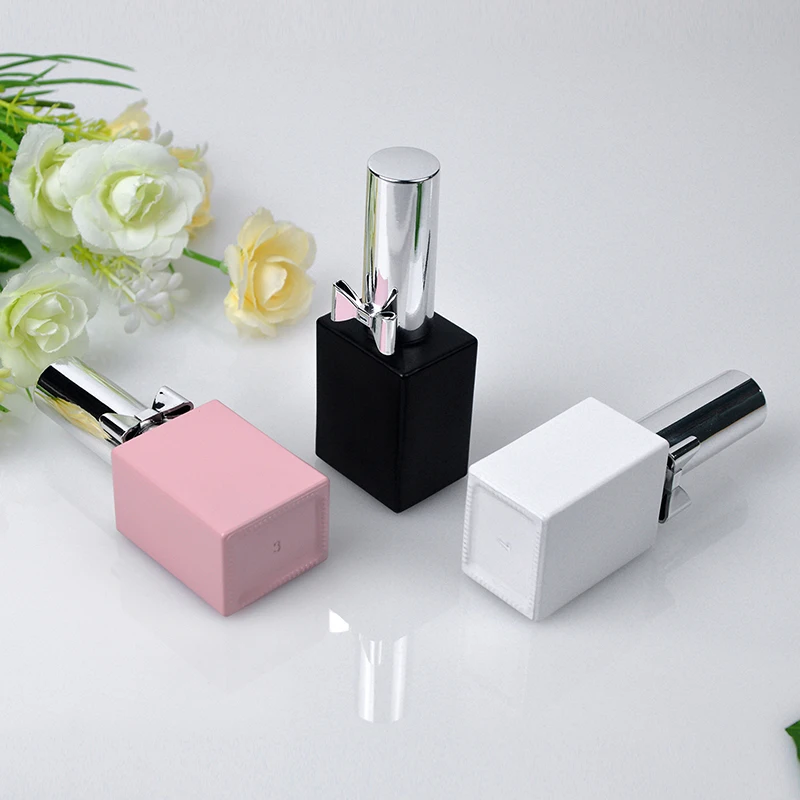 1/3pcs Empty Nail Polish Bottle 10ml 15ml Nail Polish Glass Bottle With Brush Salon DIY Cosmetics Container Glass With Lid Brush