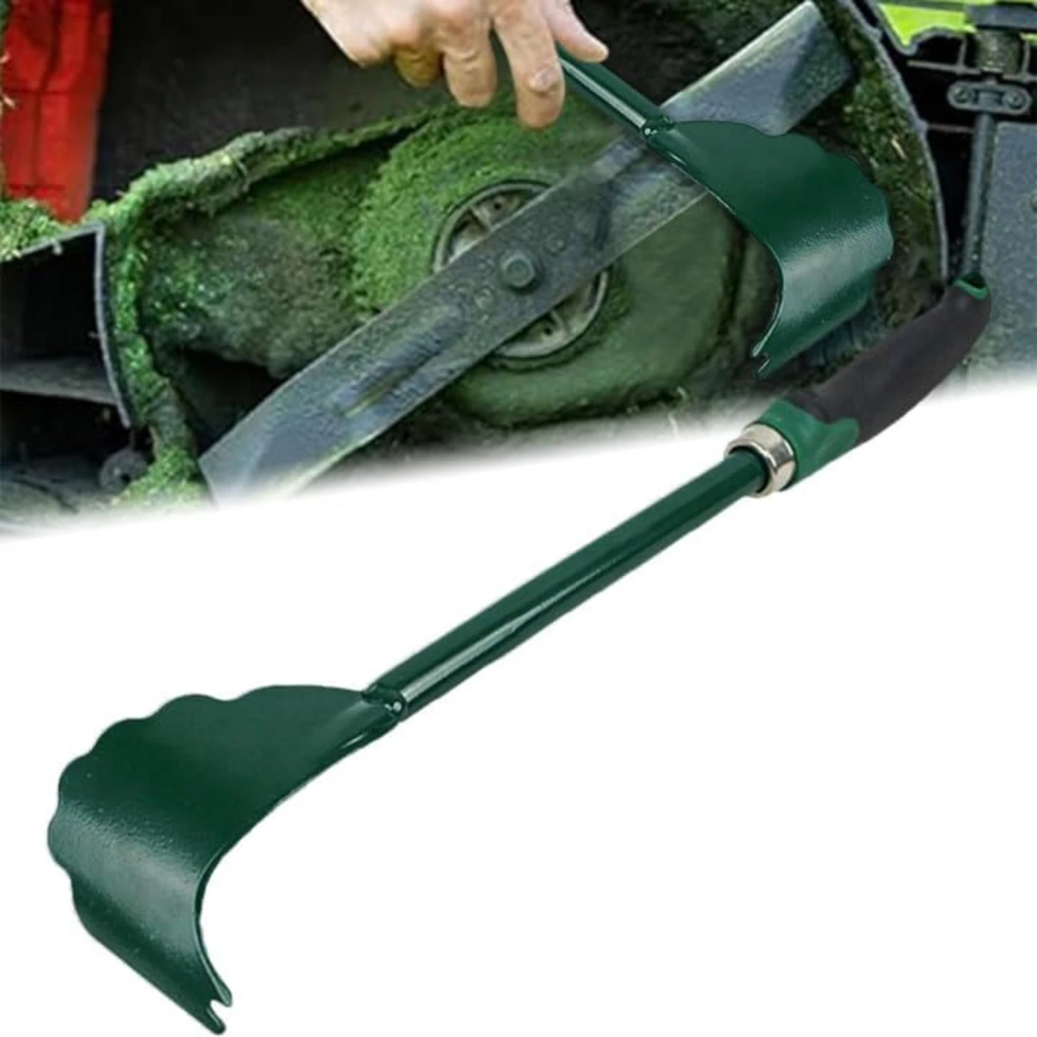 Mower Deck Scraper with Ergonomic Long Handle, 2024 New  Maintenance Deck Scraper, Efficient Mower Deck Cleaning Tool Sturdy Law