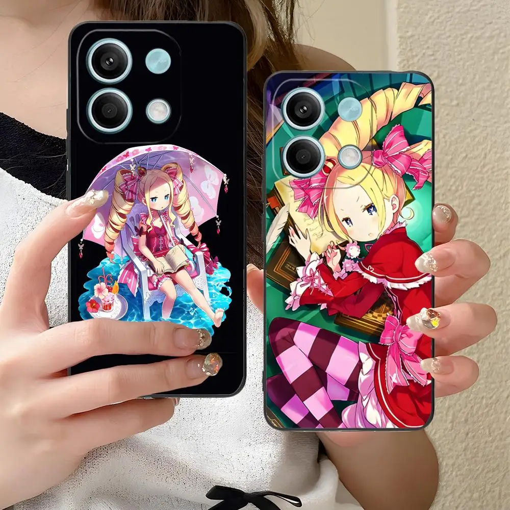 حافظة هاتف محمول ReZero Beatrice لهاتف Xiaomi Redmi Note 14 13 12 11 S Pro Plus 4G 5G غطاء طباعة ملون للهاتف الذكي جميل #3