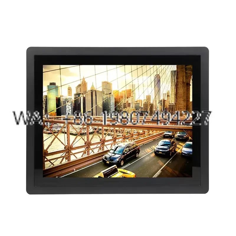 17 Inch Industrial Android LCD 4 3 Capacitive Touchscreen DVI USB Interfaces Sunlight Readable High Brightness Open