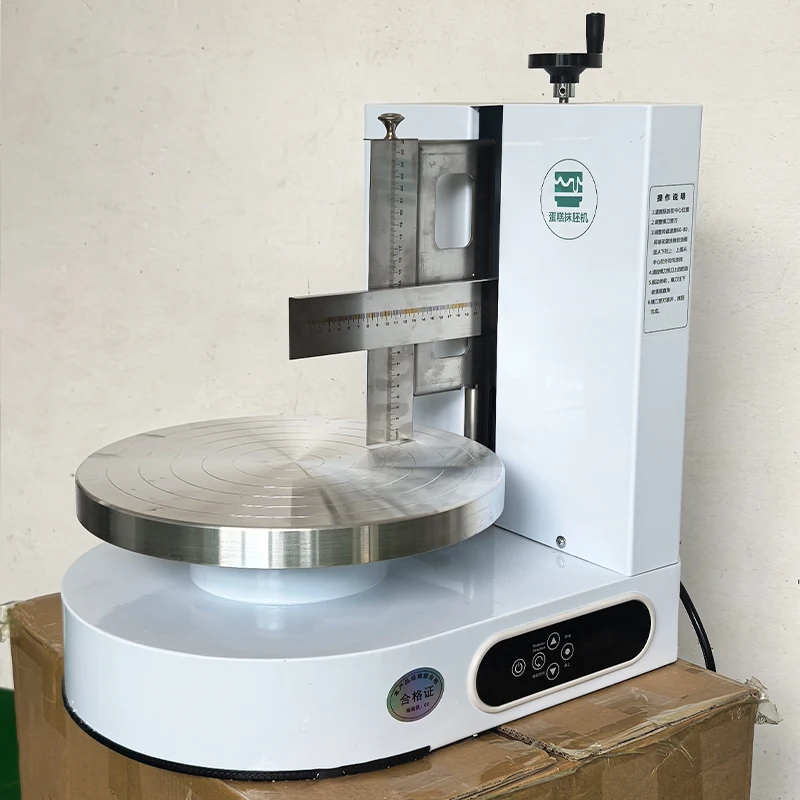 Factory Supply Automatic Cake Plastering Cream Coating Filling Frosting Making Spreading Machine Cake Icing Decorating Machine