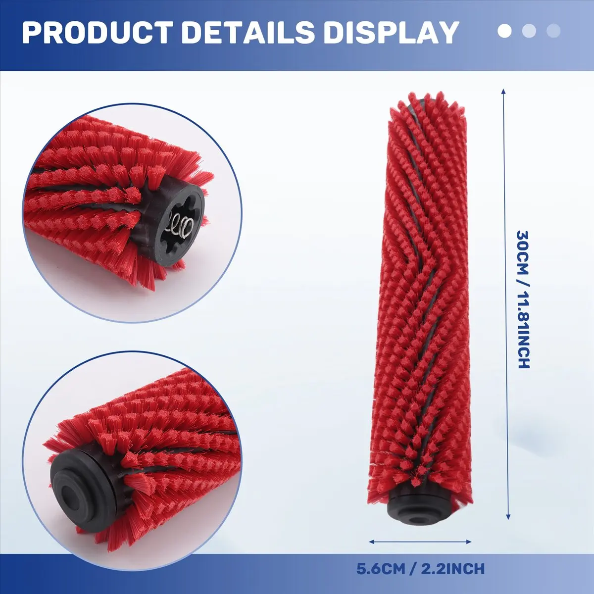 

[SPOR] Основная роликовая щетка для очистки поверхностей Karcher BR 30/4C, красная роликовая щетка 4.762-452.0 для Karcher BR 30/4C