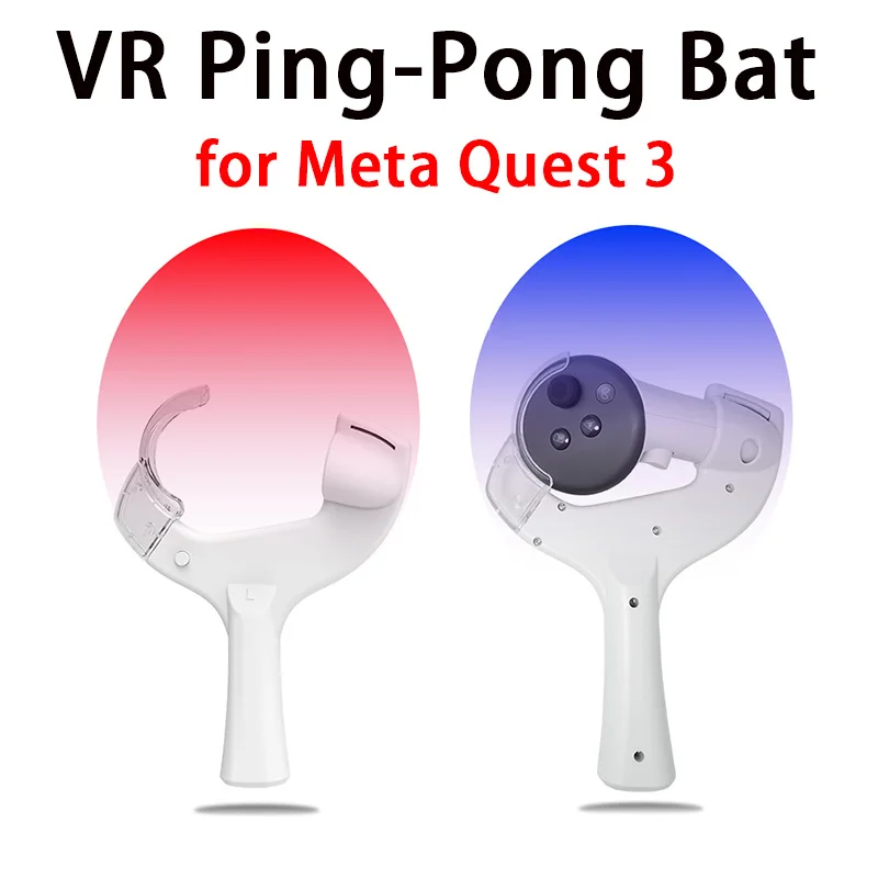 قبضة مضارب تنس الطاولة ، مضرب كرة الطاولة ، ميتا كويست 3 ، ABS والكمبيوتر ، اكسسوارات Vr
