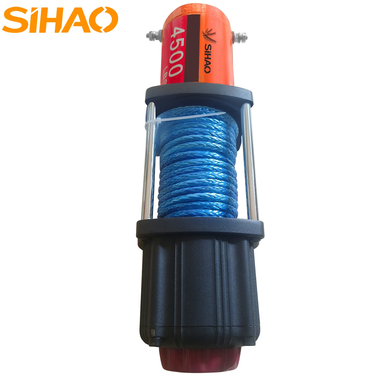 Electric Winch Car Truck Winch|SIHAO 12V 3000/3500/4500LBS ATV Winch, Synthetic Rope Electric Recovery Winch with Wireless Wired Remote IP55 Waterproof for Off-Road
