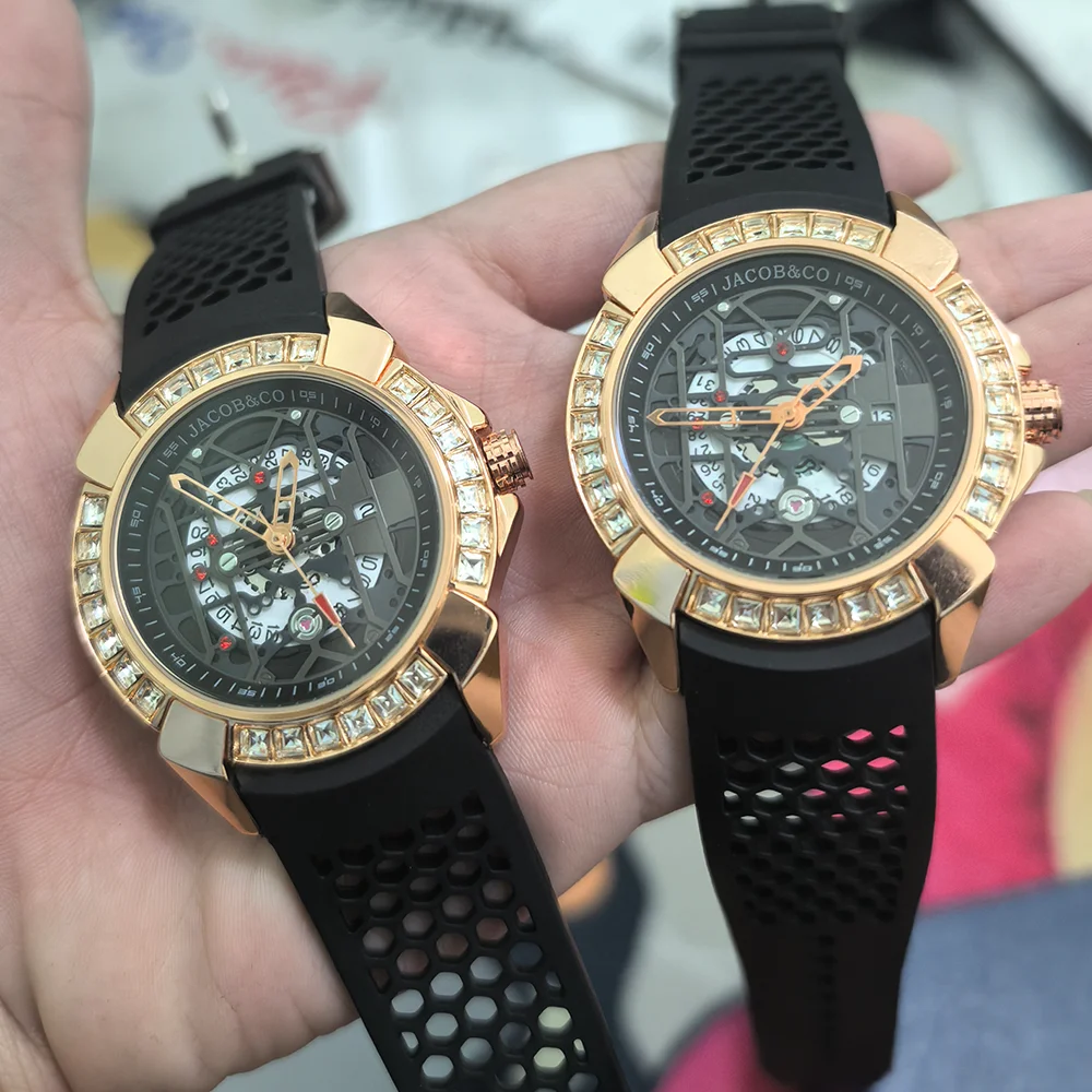 2025年-非常に優れたジェイコブ＆コー純正ブランド腕時計-メンズ向け-スペシャルダイヤル-多機能腕時計-ビジネス-高品質aaa時計