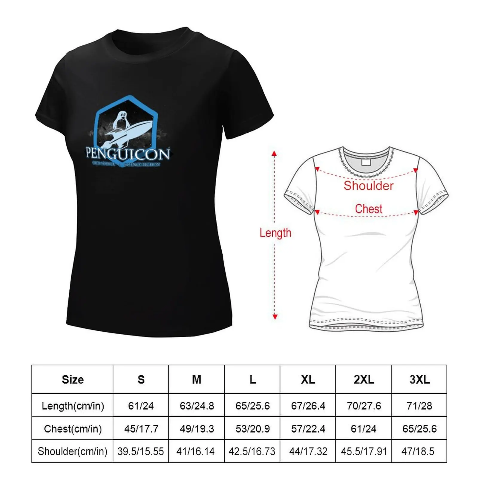 Ltd Edition Blue Penguicon Galaxy T-shirt vintage clothes Aesthetic clothing designer clothes Women luxury