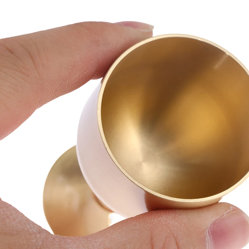 كأس معدني من النحاس النقي ، كأس كوكتيل ، كأس النبيذ ، بهلوان المشروبات ، الخمور المعدنية ، حفلة منزلية #6