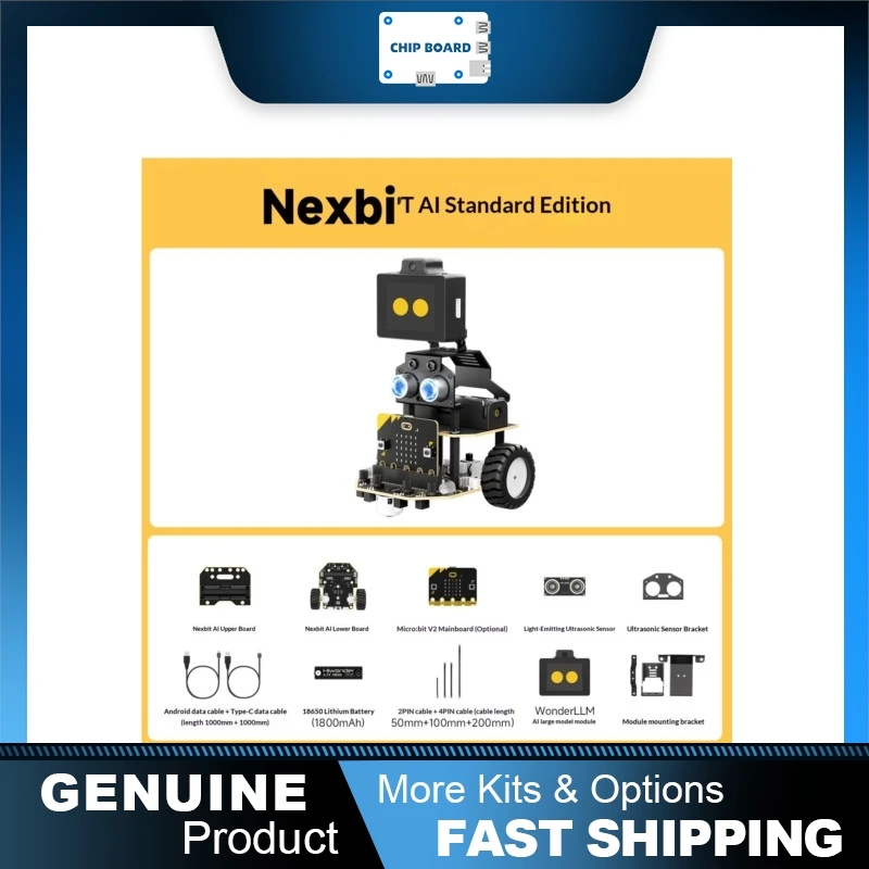 Hiwonder Nexbit micro AI Smart Car with Vision Recognition Voice Control and Coding Functions