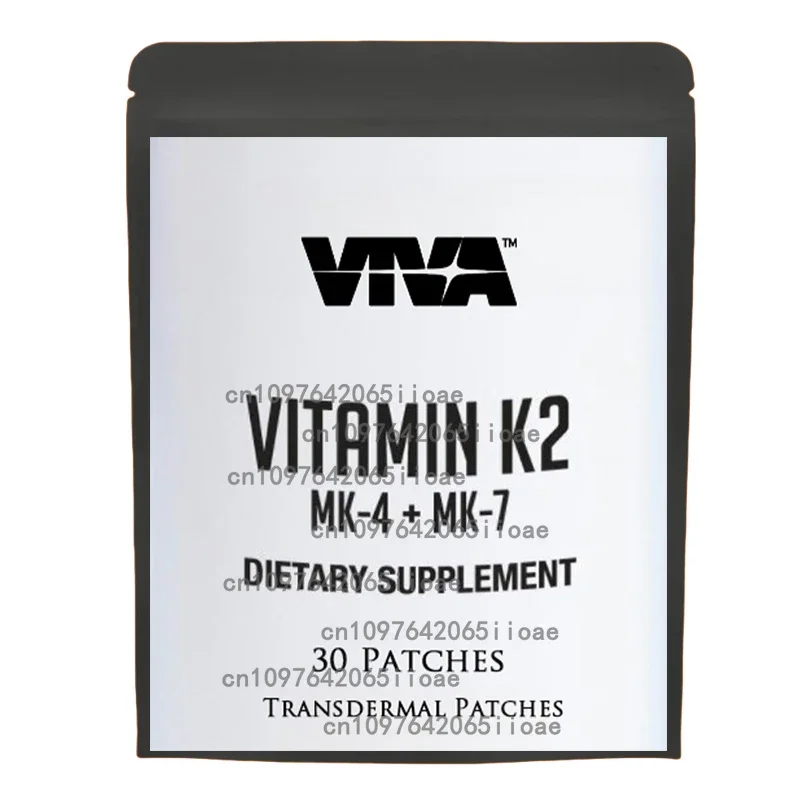 

30 Patches Vitamin K2 Transdermal Patches Form MK7 and MK4 - Supports General Health and Bone Strength