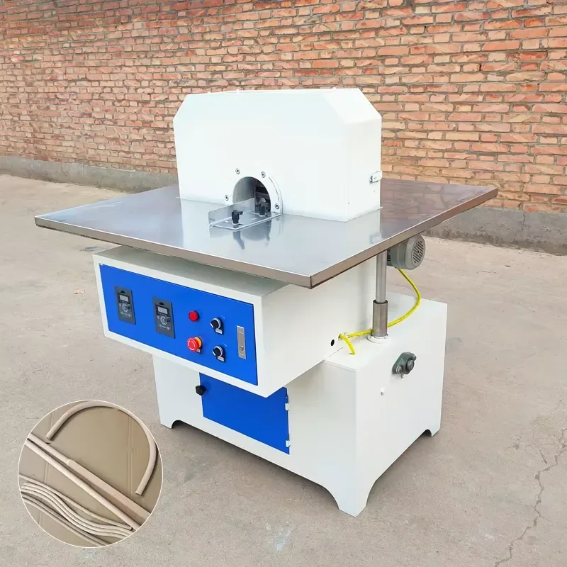 CE Certification Energy-Efficient Bent Wood Rod Sanding Machine Max 140mm Machining Diameter Curved Round Stick Sanding