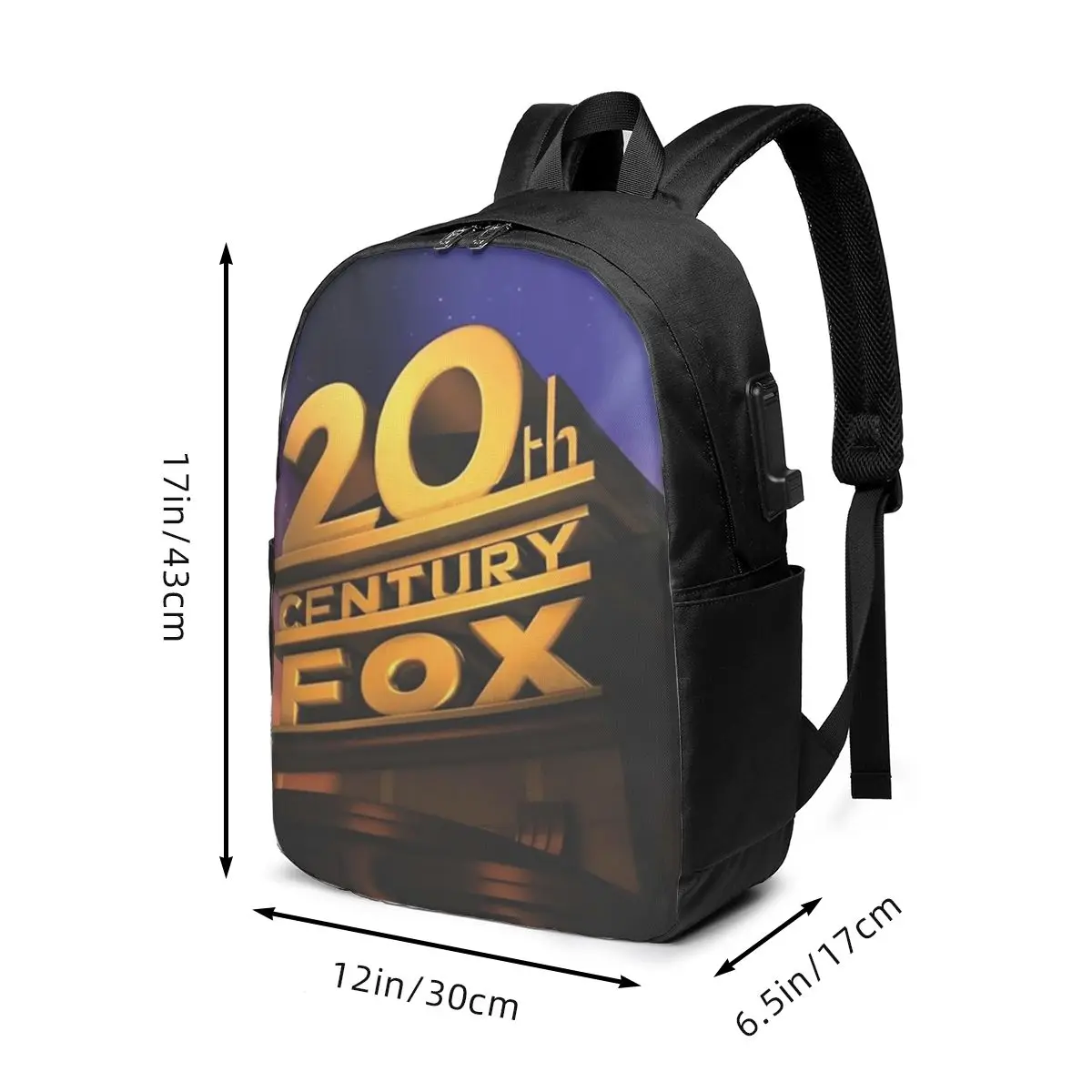 20th Century Fox Classic Backpack Travel Notebook Bag Computer College Student School Bag Laptop Shoulder Bags for Men Women view 6