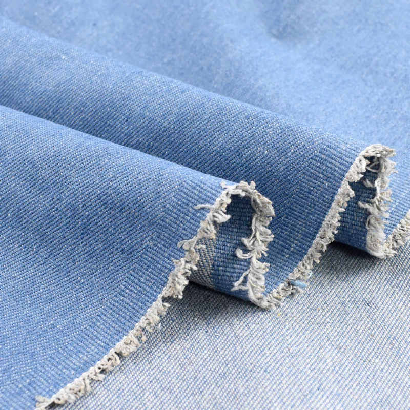 

90*170cm Meetee Thick Denim Fabric Coat Skirt Handbag Sewing Fabrics Autumn Winter Washed Denim Cloth DIY Handmade Accessories