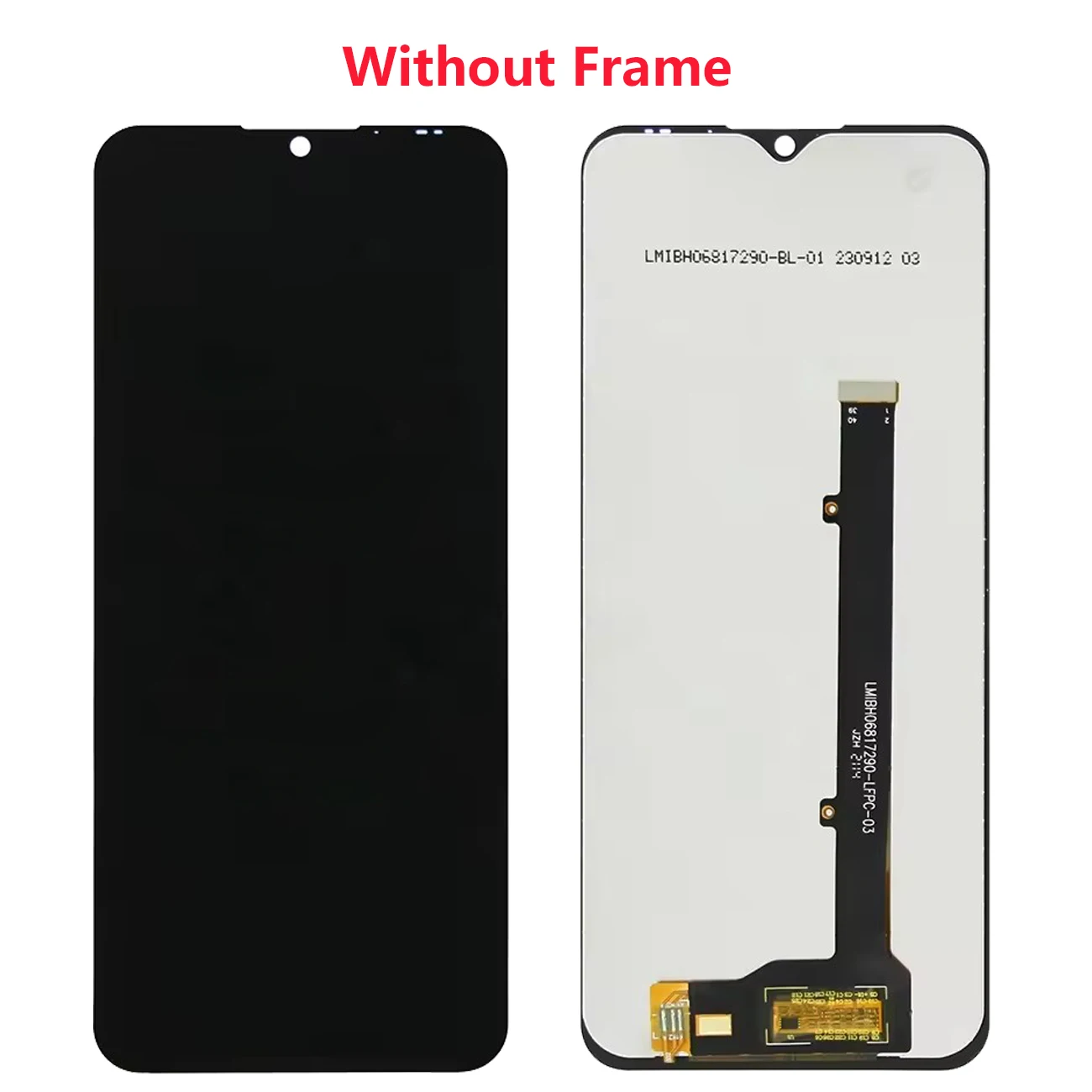 Pantalla For ZTE Blade V20 Smart V2020 Smart 8010 Global Full With Frame LCD DIsplay Touch Screen Digitizer Replacement Parts