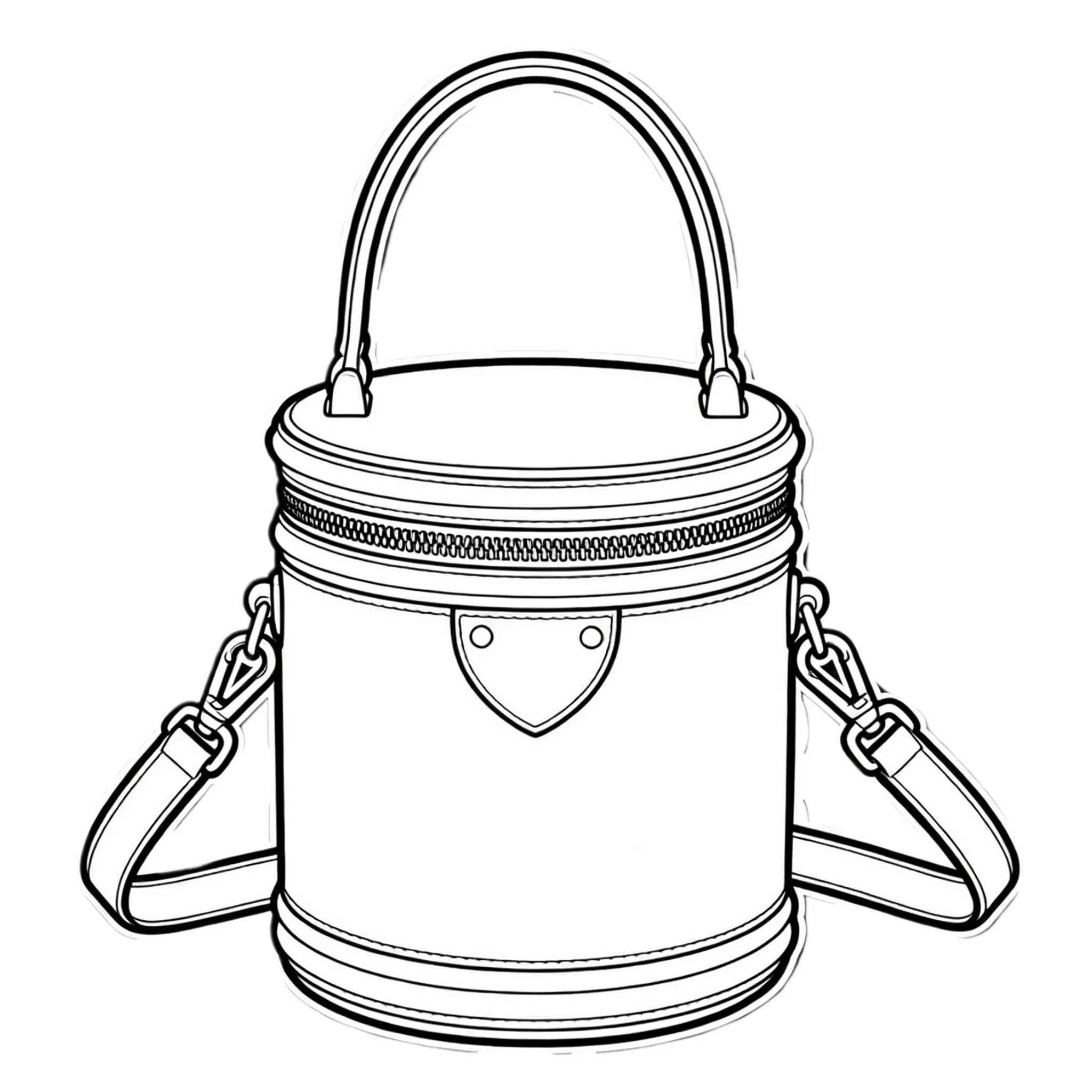 

2026 New High-End Retro Multifunctional Women's Bucket Bag