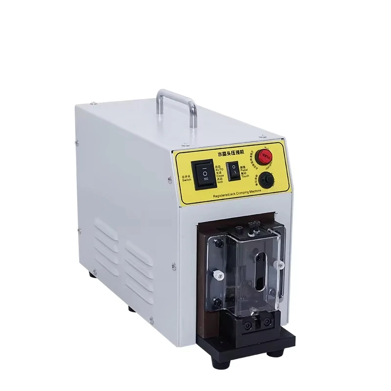 معدات تصنيع الكابلات DY-5130 آلة تجعيد كابلات RJ45 Lan الأوتوماتيكية