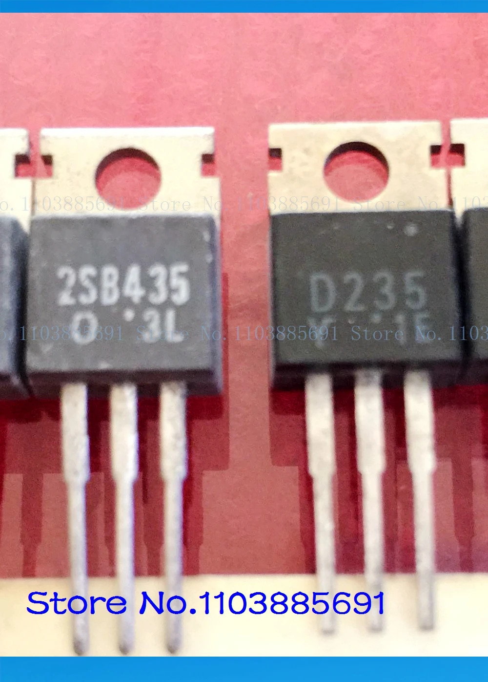 2pcs/lot=a pair 2SB435 2SD234