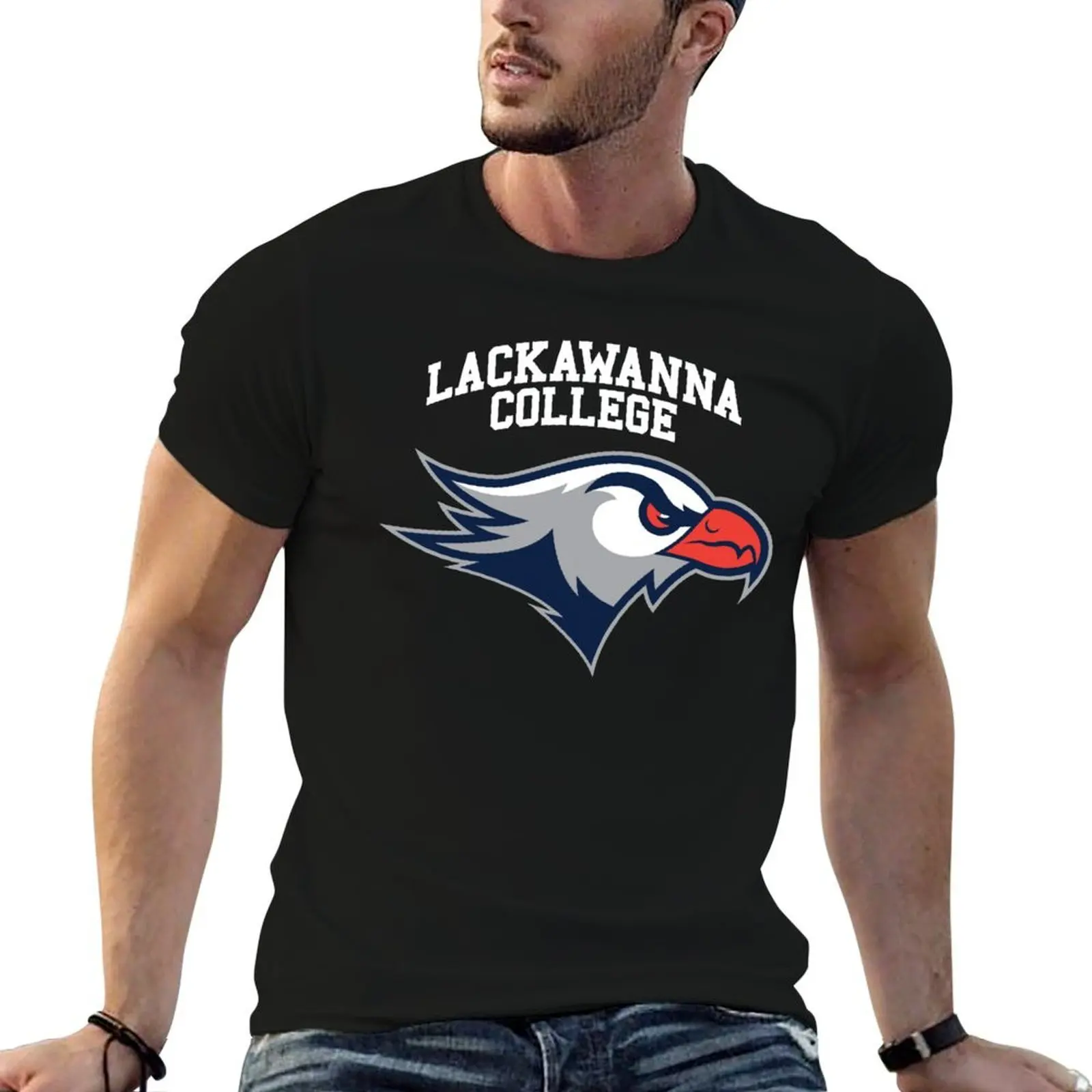 

Lackawanna College Falcons T-Shirt man t shirts high quality luxury brand t shirt man plain T-Shirt