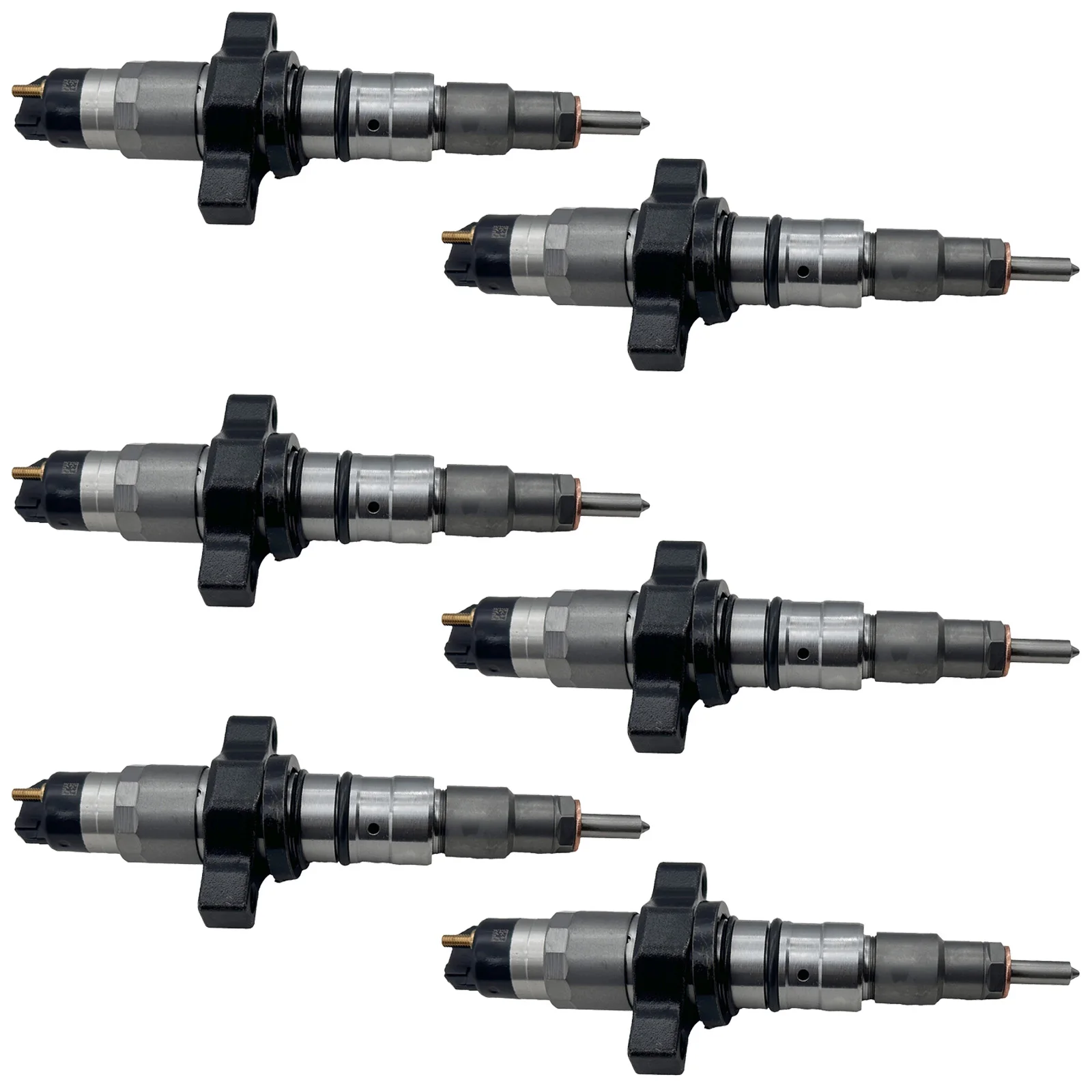6PCS Fuel injectors 0986AD1953 For CUMMINS ISB ISBE ISD ISF Engine