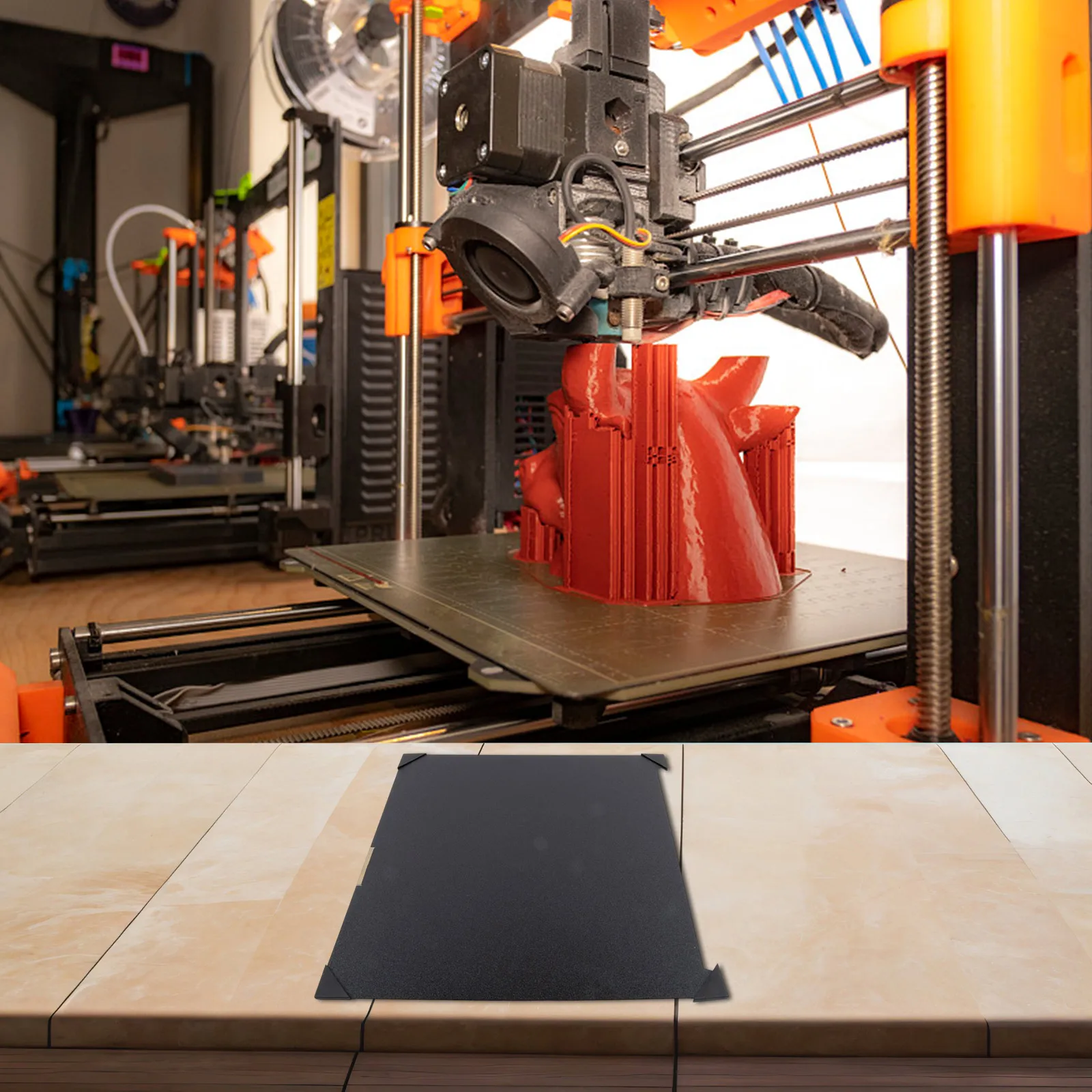 

For K2 Plus Compatible Building Platform Made from Quality Spring Steel with Effective For PEI Coating Exceptional Print Results