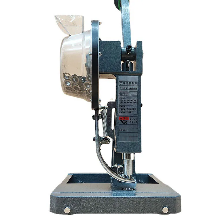 Semi-Automatic Manual Buckle Press Advertising Banner Inkjet Cloth Leather Eyelet Punching Machine for Business & Industrial Use