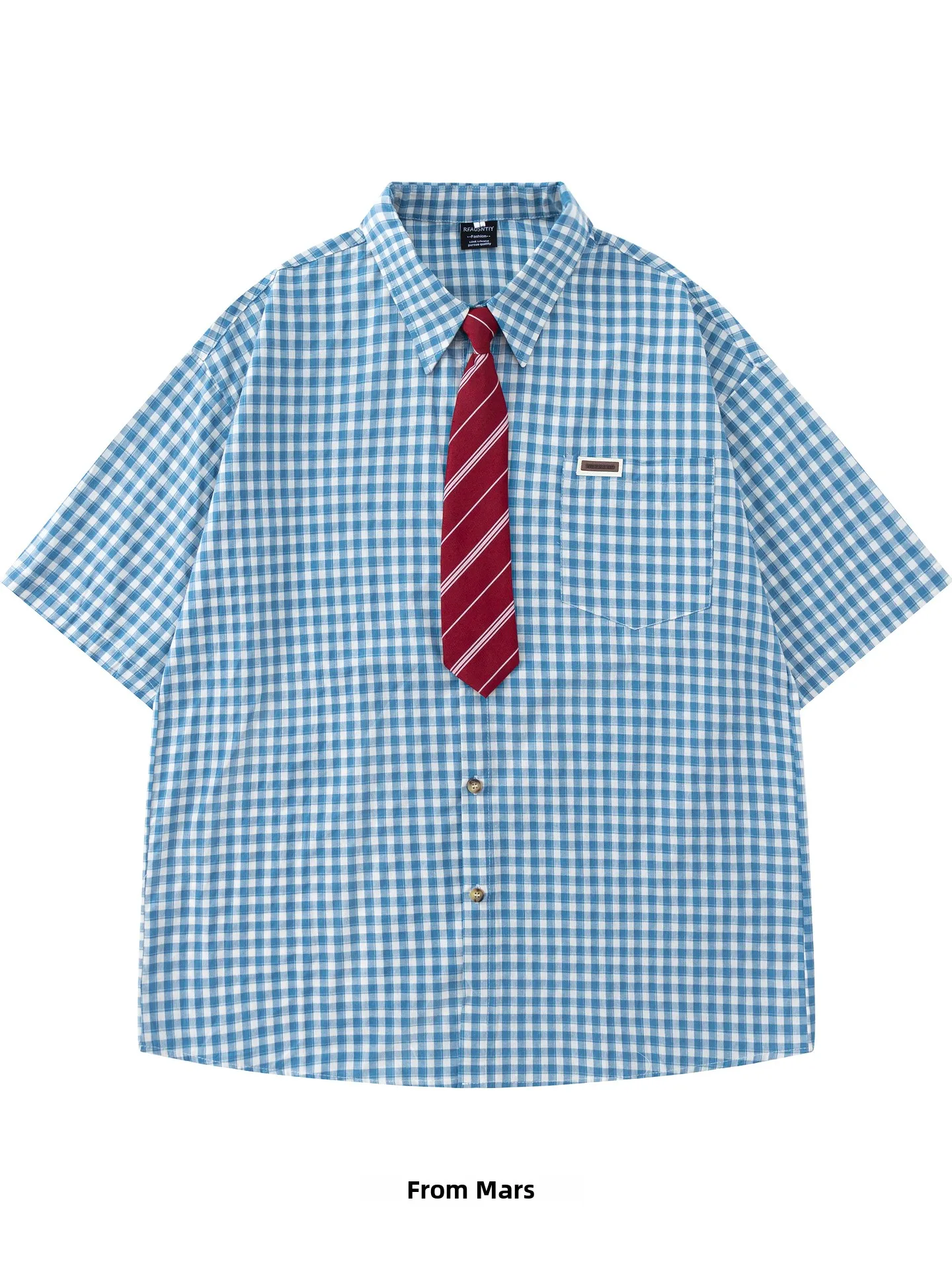camicia-a-maniche-corte-retro-a-quadri-collezione-estate-2026-origine-cinese-accessori-alla-moda-con-fibbia-per-cintura