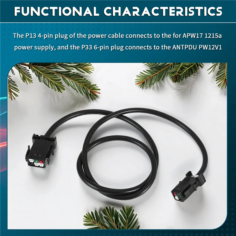 P13 To P33 Power Cable For Antminer S21 S21XP S21PRO S19jxp KS5 KS5PRO Mining Rigs And PDU Plug Strips