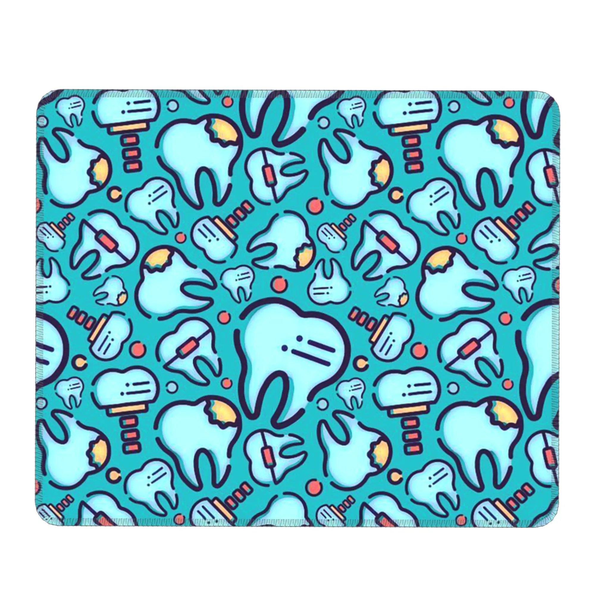 Dentist Dental Cartoon Teeth Mouse Pad Computer Keyboard Mouse Mat Gamer PC Laptop Desk Mat Office Accessories Table Mats