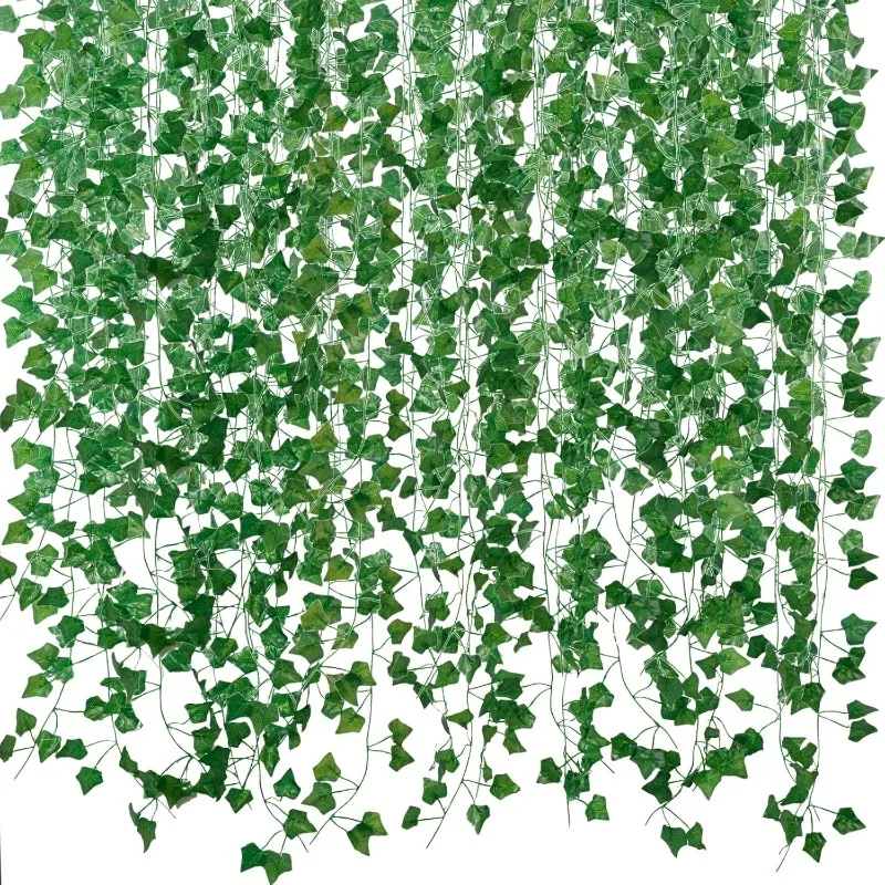 

Vines for Room Decor(96Pack689Ft) Aesthetic Artificial Plant Ivy Leaves Hanging Greenery Garlands for Home Bedroom Wall Wed