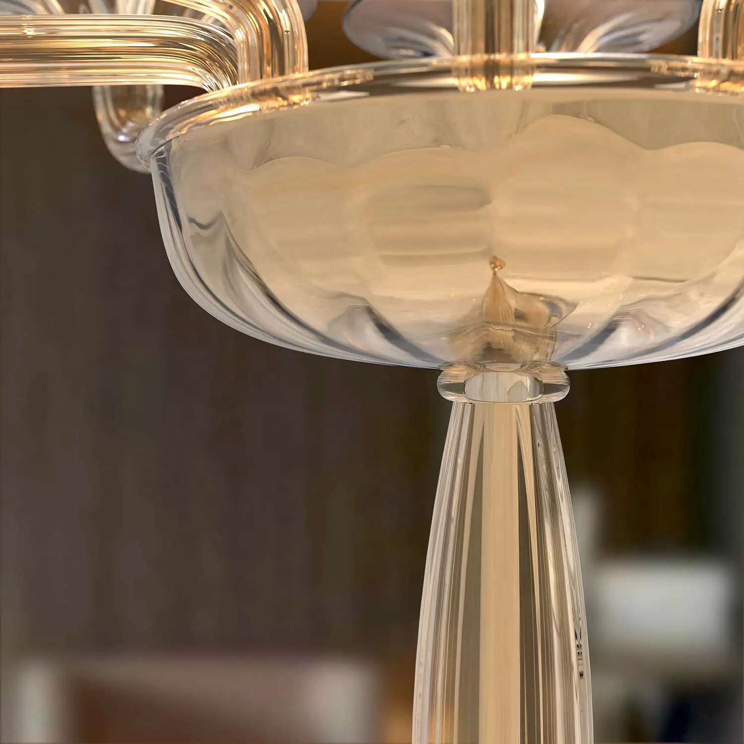 Simple modern handmade glass wedding luxury glass wedding decoration home hotel office floor lamp