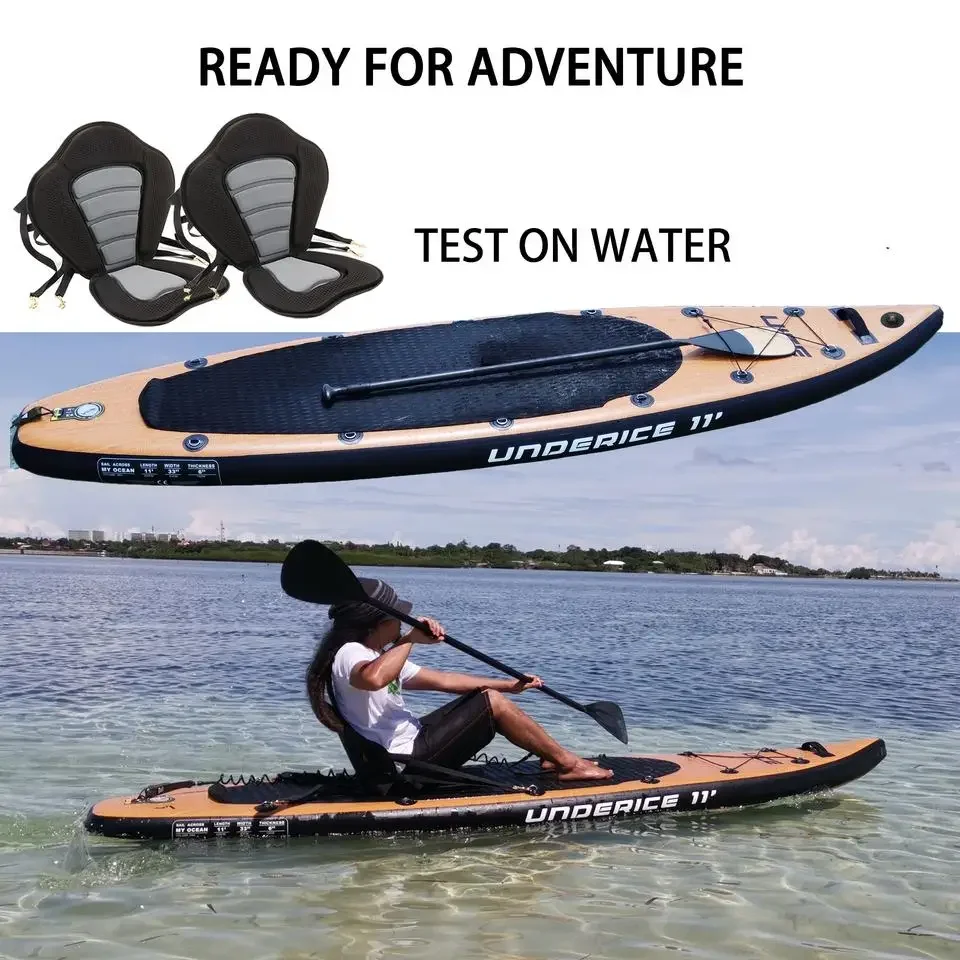 Kayak Padded Seat Kayak Accessories Boat Accessories Inflatable Paddle Board Backrest Soft Non-Slip Base Adjustable Backrest