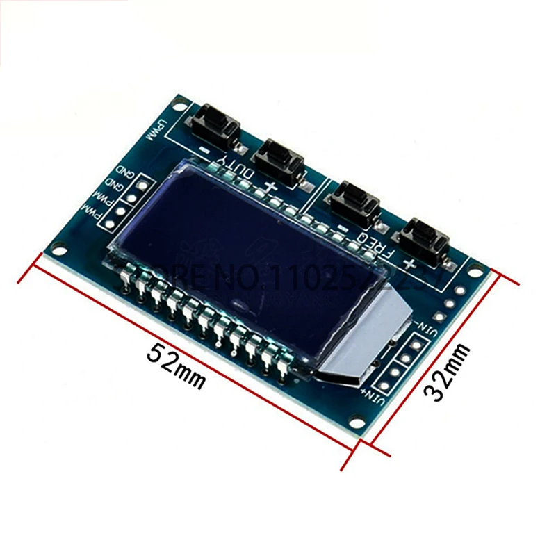 XY-LPWM 1Hz-150Khz Signal Generator PWM Board Module Pulse Frequency Duty Cycle Adjustable Module LCD Display 3.3V-30V