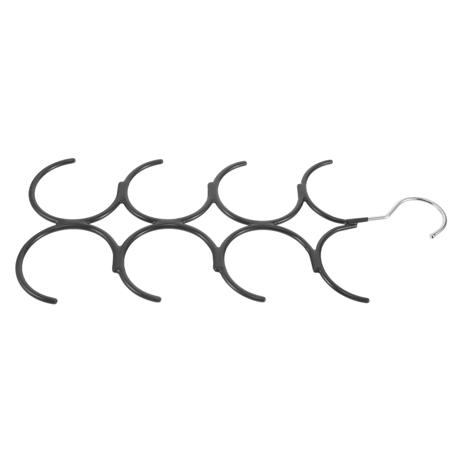 Scarf Hanger Organizer Holder Sturdy Metal 8 Hook Closet Accessory Rack for Scarves Ties Belts Shawls Tank Tops Legging Storage