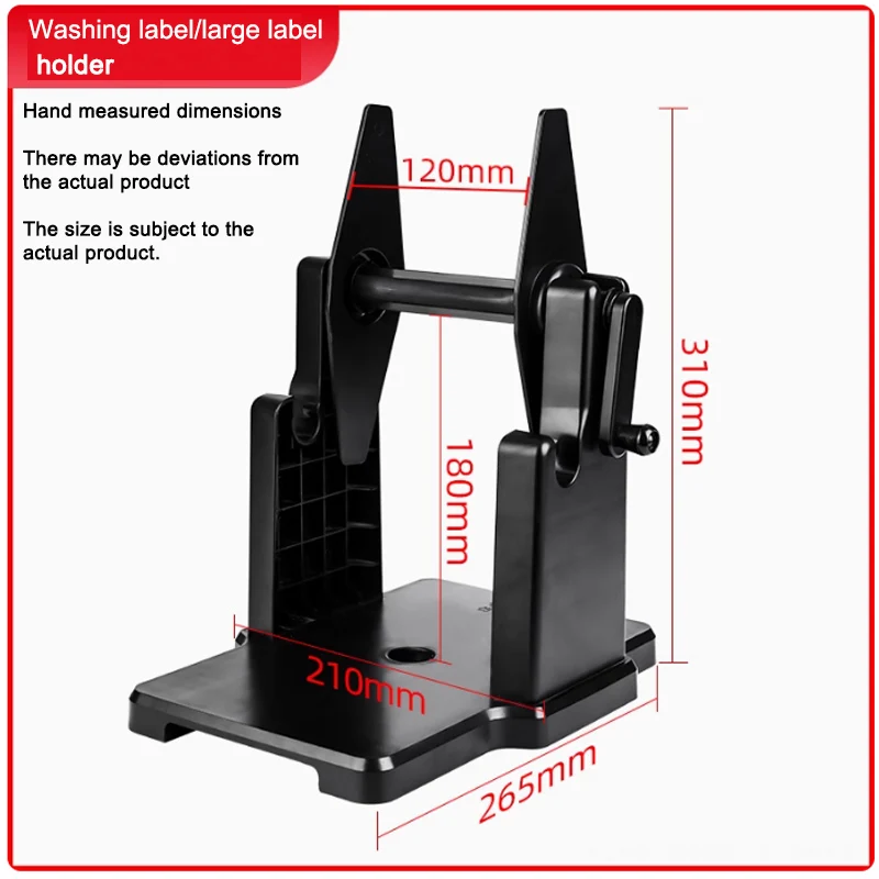 

Large label holder for Washing Mark Large Diameter Labels