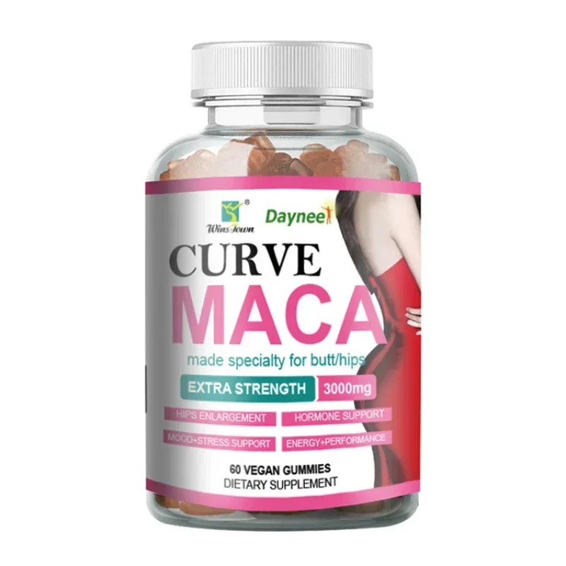 

1 bottle of maca gummies to restore body curves increase energy supplement vitamins naturally